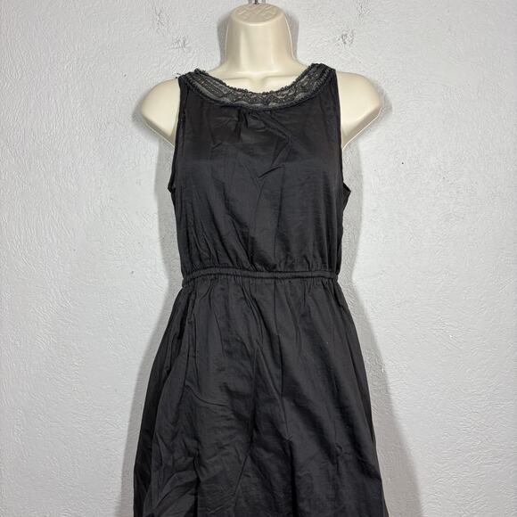 Converse Lace Trim Y2K Style Tank Dress Mini Casual Lined Gray - S - Picture 3 of 5